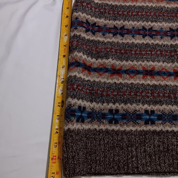 Mens vintage grandpa sweater vest 100%wool only one defect as pictured XXL - Picture 14 of 16